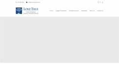 Desktop Screenshot of lonetreefacial.com